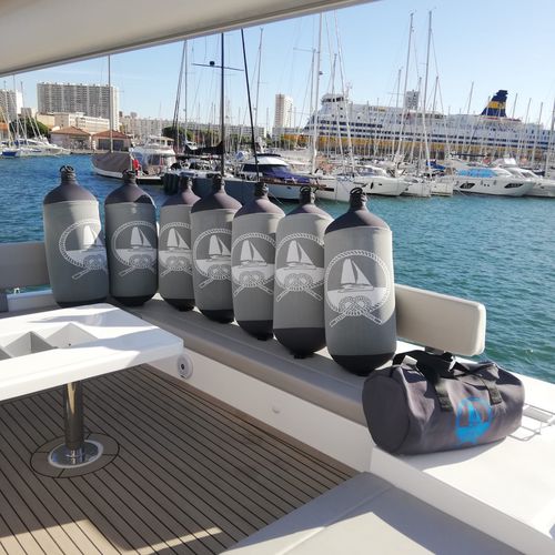 Defensa para barco - Pack C52 - FENDERTEX - cilíndrica / hinchable