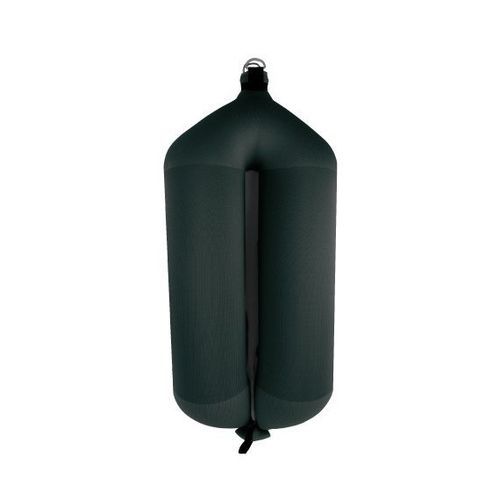 Defensa para barco - T175 - FENDERTEX - tubular / negra / azul
