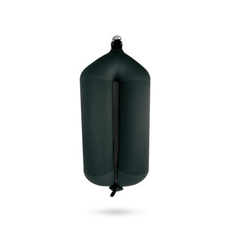 Defensa para barco - T104 - FENDERTEX - tubular / negra / azul