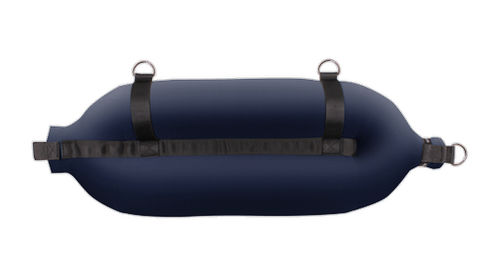 Defensa para barco - T84 - Fendertex - tubular / negra / azul