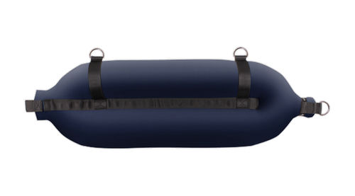 Defensa para barco - T104 - Fendertex - tubular / negra / azul