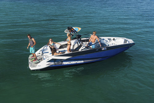 Runabout intraborda - 255 ID - Scarab/Rec Boat Holdings - bow-rider / con doble consola / de wakeboard