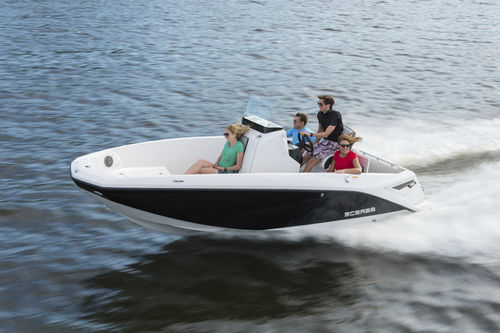 Barco open intraborda - 195 G - Scarab/Rec Boat Holdings - con consola central / 8 personas máx. / con T-top
