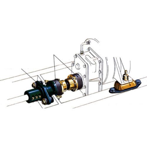 Acoplamiento mecánico flexible - aquadrive - para barco / antivibración