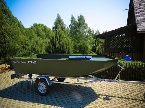 Jon boat fueraborda - ATV-400 - ALUTEC BOATS - de pesca deportiva / 4 personas máx.
