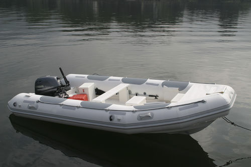 Barco profesional barco de salvamento - RR-40 - TarponPro - fueraborda / embarcación neumática semirrígida