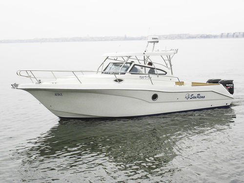 Cabin-cruiser fueraborda - 930 T-Top - San Remo Boats - bimotor / con fly / con 4 literas