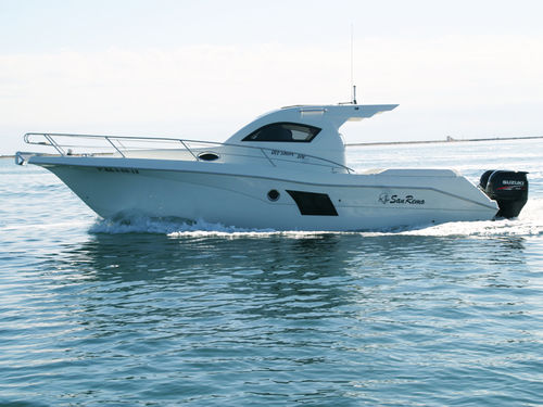 Cabin-cruiser fueraborda - OffShore Pro - San Remo Boats - bimotor / con hard-top / offshore