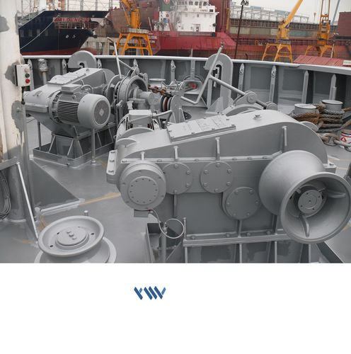 Molinete eléctrico - YMV-WW/E/H- - YMV CRANE AND WINCH SYSTEMS - para buque / horizontal / sobre cubierta