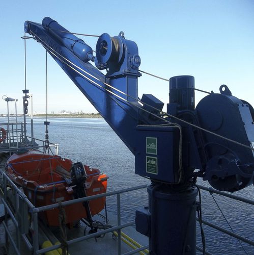 Pescante para buque - RBDC - YMV CRANE AND WINCH SYSTEMS - eléctrico e hidráulico / pivotante