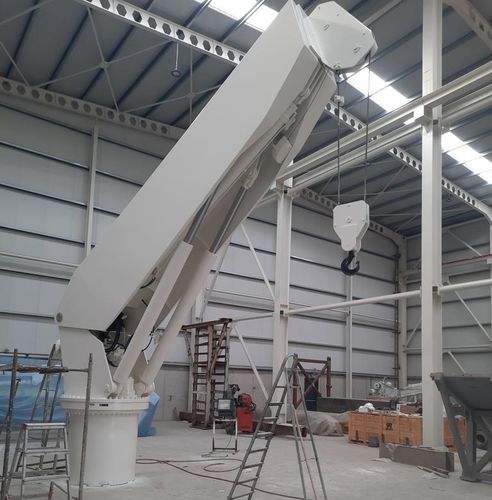 Grúa para yate - YMV-TSC/H-C90X9 - YMV CRANE AND WINCH SYSTEMS - de cubierta / de mástil