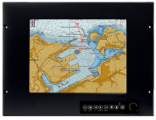 Pantalla para buque - MCD-101 - Captec Ltd - multifunción / 10" / táctil