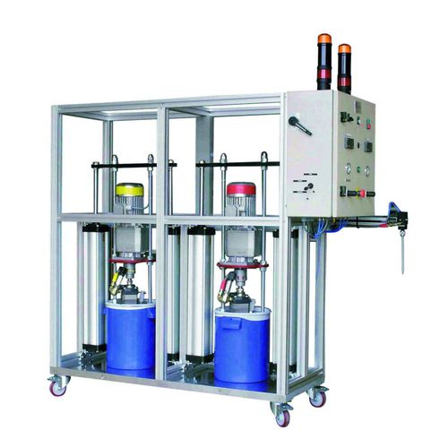 Dosificador-mezclador resina - DPE HV  - ISOJET EQUIPEMENTS - con bomba de engranajes / electrónico / para astillero naval
