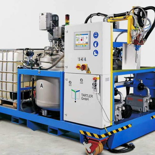 Máquina dosificadora y mezcladora bicomponente - NODOPUR VS AR VF - TARTLER GMBH