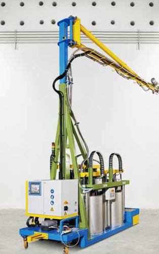 Máquina dosificadora y mezcladora bicomponente - NODOPOX 200 VS AR 2K S - TARTLER GMBH