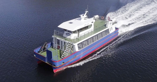 Barco profesional barco de pasajeros - ALUSAFE CAT 21 - Maritime Partner AS - catamarán / intraborda / GRP