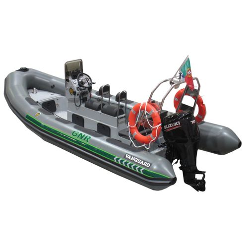 Barco profesional barco de vigilancia - DR-560 - Vanguard International - embarcación de servicio / fueraborda / embarcación neumática semirrígida
