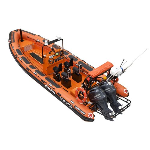 Barco profesional barco de vigilancia - TX-860 - Vanguard International - barco de salvamento / embarcación de apoyo al buceo / fueraborda
