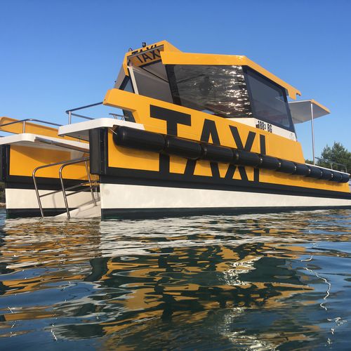 Barco profesional barco taxi - AGENA MARIN - embarcación de apoyo al buceo / barco de transporte logístico / catamarán