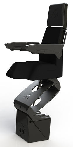 Asiento tipo jockey - LUXE - Shark Ltd. - para barco de uso profesional / para embarcación neumática / con suspensión