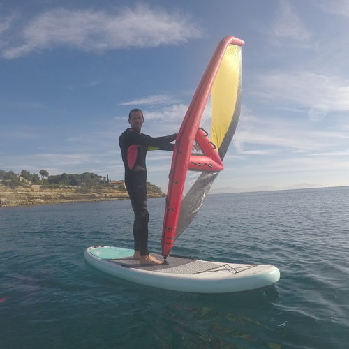 Tabla de SUP hinchable - AIRWIND - TIKI FACTORY - de windsurf / para yoga / para adulto