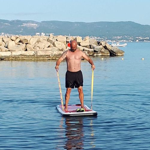 Plataforma para fitness - TIKI FACTORY - inflable / para barco / para yate