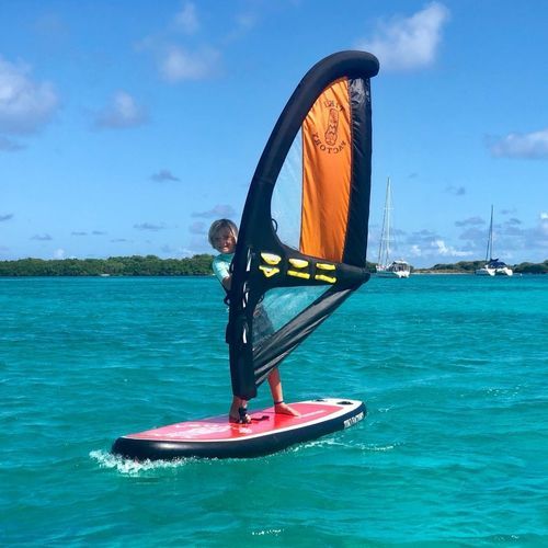 Tabla de stand-up paddle hinchable - AIRWIND 9  - TIKI FACTORY - windSUP / nivel principiante / para niños