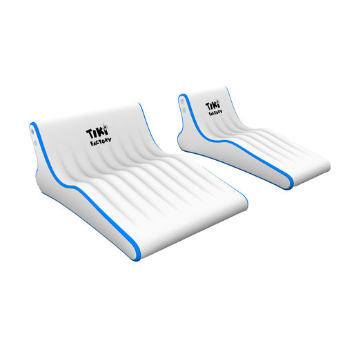 Tumbona para yate - FLAT - TIKI FACTORY - hinchable / de tejido recubierto de PVC