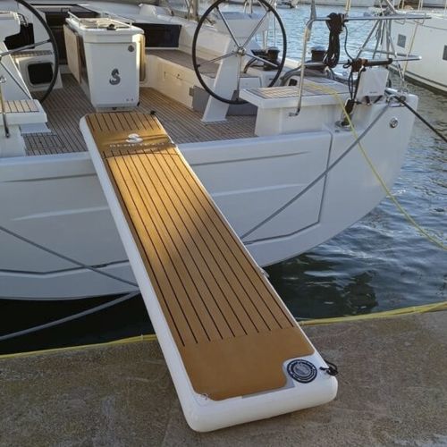 Pasarela para barco - 300 - TIKI FACTORY - hinchable / manual / con baranda