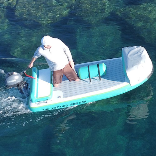 Tabla de SUP hinchable - SUP YACHTING 250 - TIKI FACTORY - allround / de paseo / nivel principiante