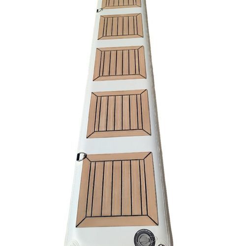 Pasarela hinchable - PASSERELLE TEAK EXCLUSIVE - TIKI FACTORY - de teca / sintética