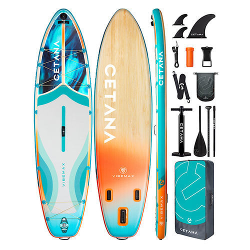 Tabla de stand-up paddle hinchable - CETANA VIBEMAX - TIKI FACTORY - de travesía / de wave / de aguas tranquilas