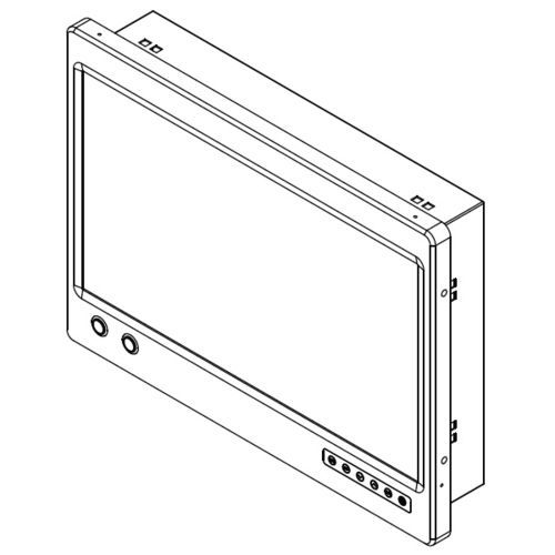 Pantalla para barco - TIM-W173SK - Tetradyne Co., Ltd - para buque / para yate / multifunción