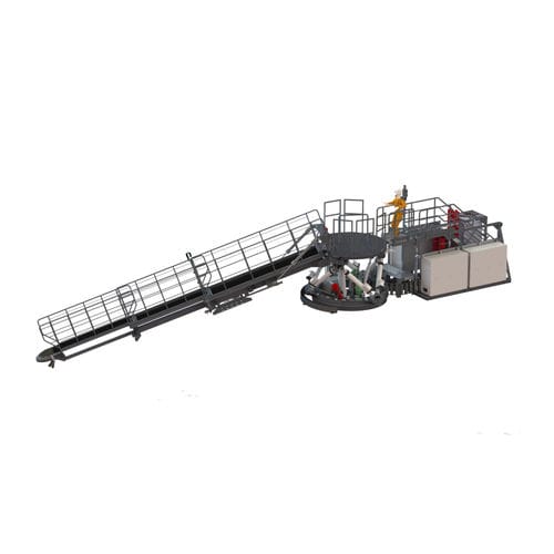 Pasarela para buque de servicio offshore - L-Type - Ampelmann - telescópica / con compensación de movimiento / hidráulica