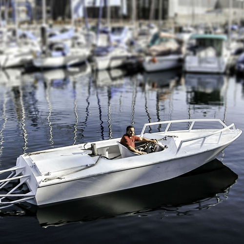 Barco open hidrojet - SPL / 5.75 - ZYON - con consola central / de pesca deportiva