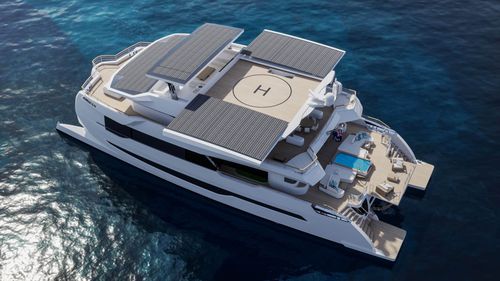 Superyate catamarán - 120  - SILENT-YACHTS - de crucero / explorer / con caseta de timón