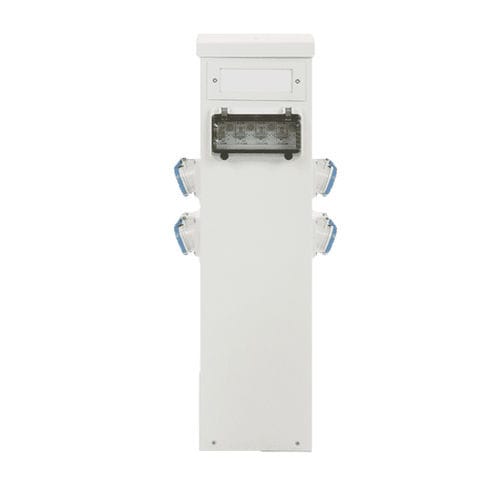 Torreta con iluminación integrada - OCTAN  - GAPE - de suministro eléctrico / de suministro de agua / para pantalán
