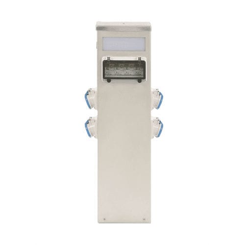 Torreta con iluminación integrada - OCTAN  - GAPE - de suministro eléctrico / de suministro de agua / para pantalán