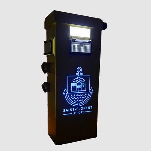 Torreta de iluminación - OCTAN XL - GAPE - de suministro eléctrico / de suministro de agua / para pantalán