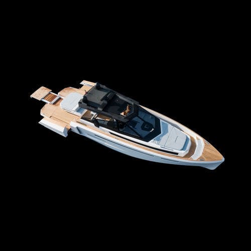 Yate a motor de crucero - R6 - Evo Yachts - open / con doble cubierta solar / POD IPS