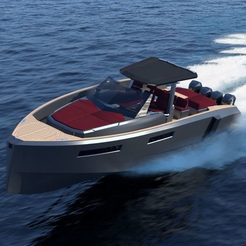 Barco cabinado fueraborda - R4 CC - Evo Yachts - diésel / bimotor / trimotor