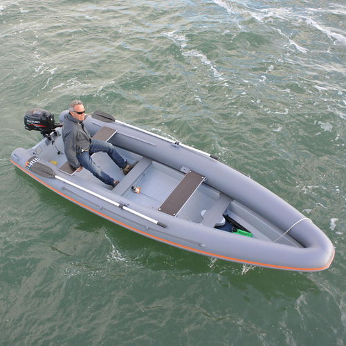 Embarcación neumática fueraborda - 460 - F-RIB - semirrígida / plegable / open