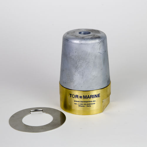Ánodo de protección para barco - TOR MARINE SRL - de zinc / de latón / de acero inoxidable