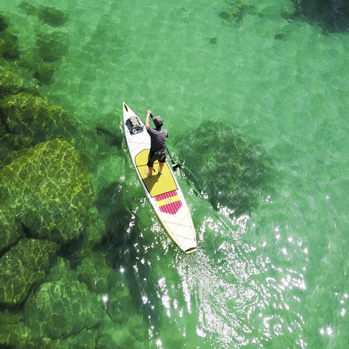 Tabla de SUP hinchable - ROVER - Lakeshore Paddleboard Company - de travesía / de pesca / de paseo