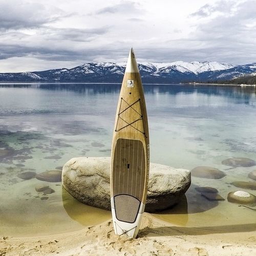 Tabla de SUP allround - WET WOODY - Lakeshore Paddleboard Company - para adulto / multicolor / 1 persona
