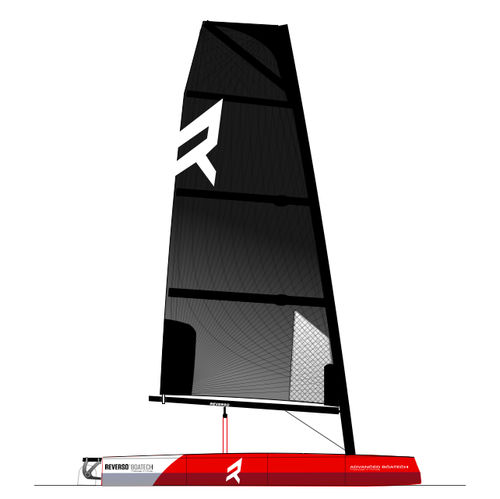 Barco de vela ligera desmontable - REVERSO AIR&reg; KARMA RED - Reverso Project - individual / doble / skiff