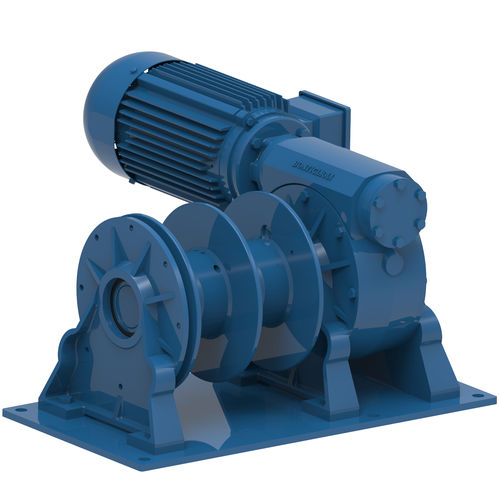 Chigre para buque - AW 1500 ES / AW 1500 ES 2X - Emce Winches - de dragado / motor eléctrico / tambor doble
