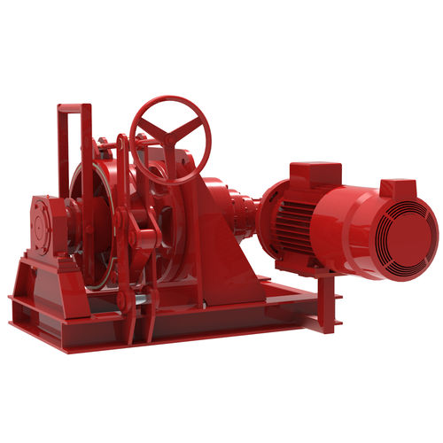 Molinete hidráulico - P 1000 H / P 1600 H - Emce Winches - para buque / horizontal / sobre cubierta