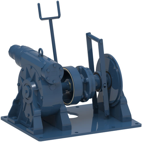 Molinete hidráulico - W xxx H series - Emce Winches - para buque / horizontal / sobre cubierta