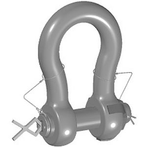 Grillete para buque lira - ROV - GN Rope Fittings - con eje imperdible / de enganche / forjado